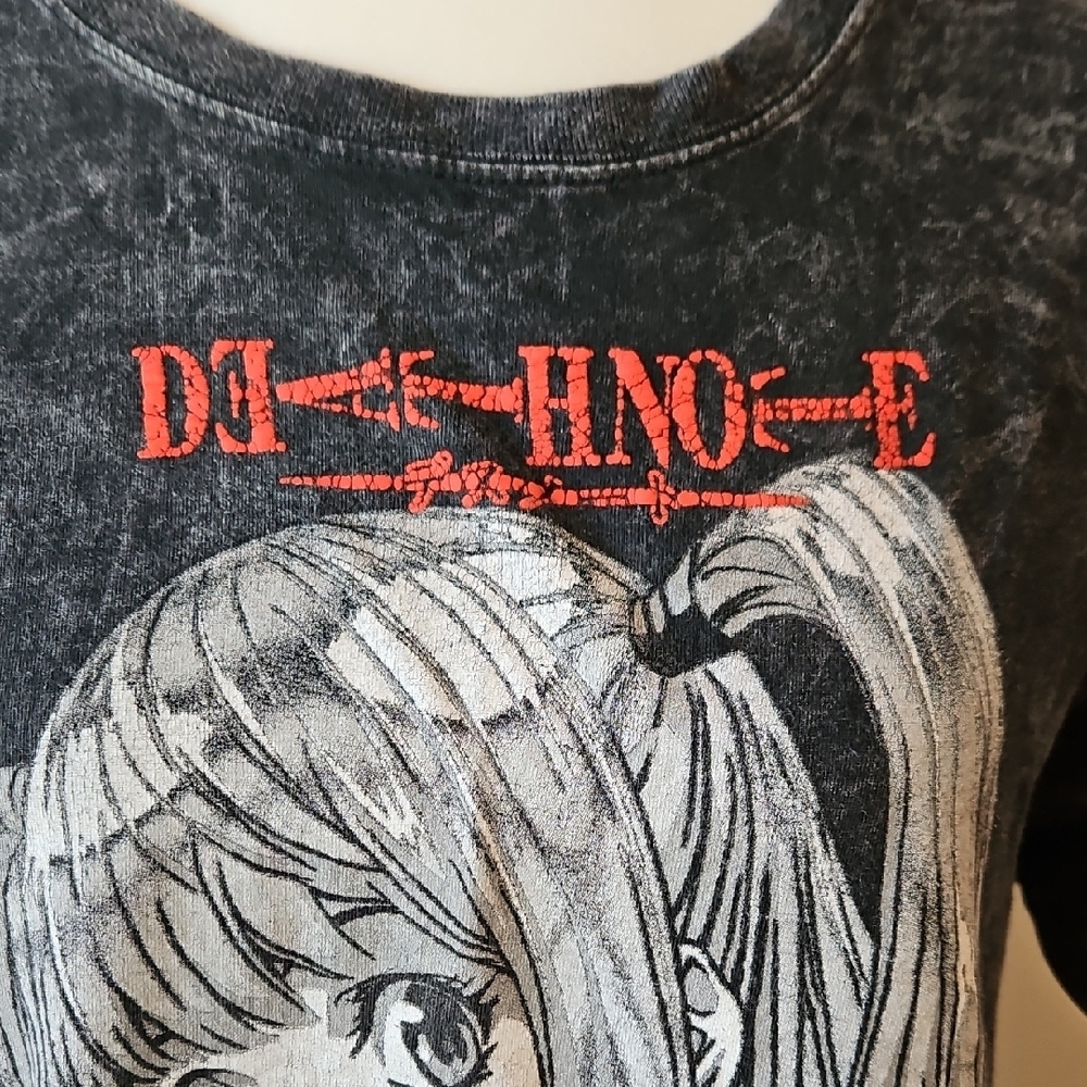 Death Note Misa Graphic Black And Gray T-Shirt Size Medium - Picture 4 of 6